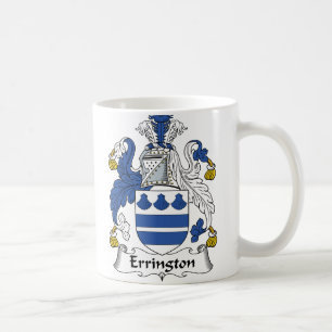 Errington Familienwappen Kaffeetasse