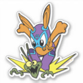 Erron Bug Smash Sticker (Vorderseite)
