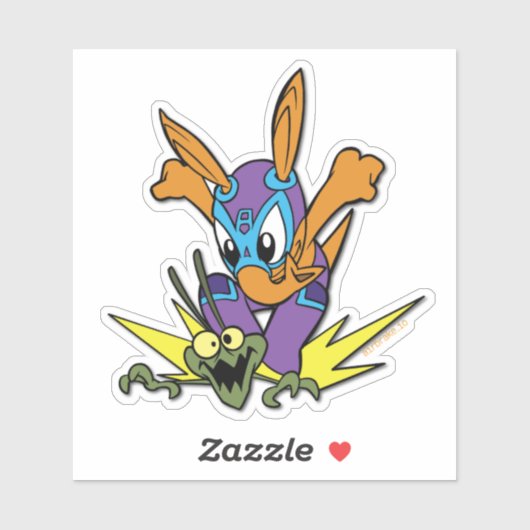 Erron Bug Smash Sticker (Blatt)