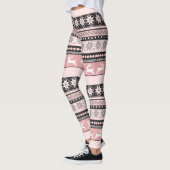 Erröten angemessenes Insel-Muster Leggings (Links)
