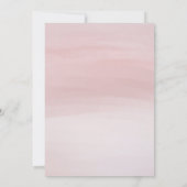 Erröten Babyparty einladen Schlückchen u. sehen Einladung (Rückseite)