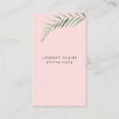 Erröten botanische Visitenkarten Visitenkarte (Vorderseite)