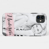 Erröten das rosa personalisierte Case-Mate iPhone hülle (Rückseite (Horizontal))