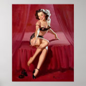 Erröten des Buttons Poster (Vorne)