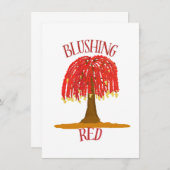 Erröten Einladung (Vorne/Hinten)