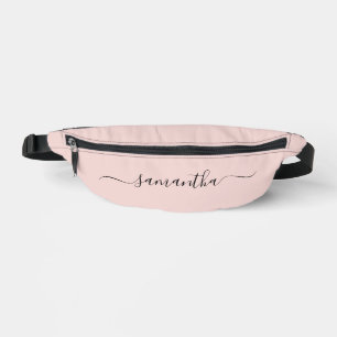 Erröten Elegante Swash-Signatur-Name Bauchtasche