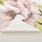 Erröten Magnolien-Blumen Sherpadecke (3/4)
