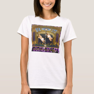 Erröten Pole-Fitness u. tanzen Pole-Katzen-T - T-Shirt