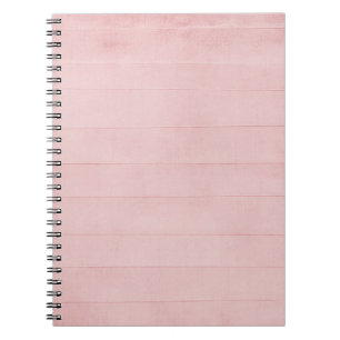 Erröten rosa Aquarell-Beschaffenheits-Blick-Girly Notizblock