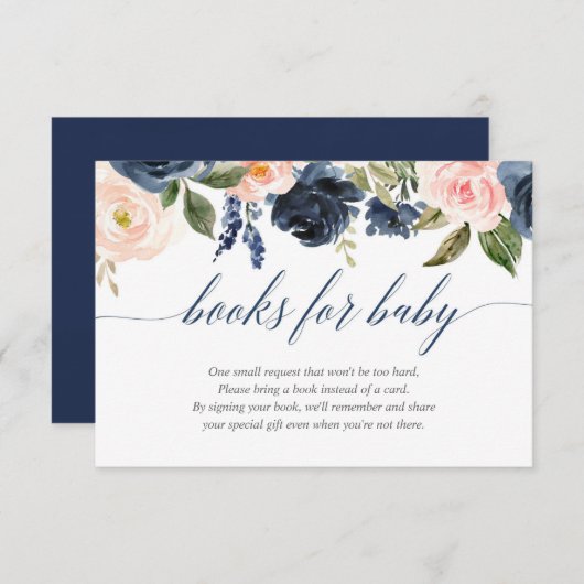 Erröten rosa begleitkarte (Vorne/Hinten)