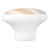 Erröten Rosa-, Grau- u. Rosengoldgeometrische Keramikknauf (Seitenansicht)