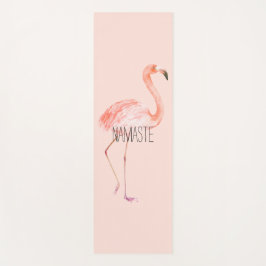 Erröten rosa Namaste Flamingo Yogamatte