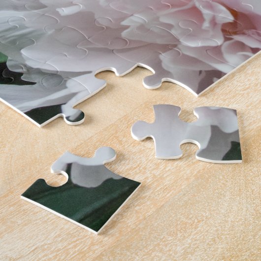 Erröten rosa Pfingstrosen Puzzle (Seite)