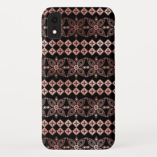 Erröten Rosa - Rosen-GoldBoho Hand gezeichnetes Case-Mate iPhone Hülle