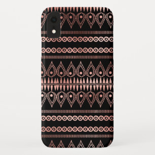 Erröten Rosa - Rosen-GoldBoho Hand gezeichnetes Case-Mate iPhone Hülle