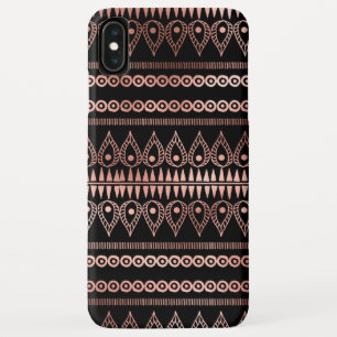 Erröten Rosa - Rosen-GoldBoho Hand gezeichnetes Case-Mate iPhone Hülle