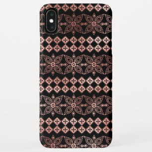 Erröten Rosa - Rosen-GoldBoho Hand gezeichnetes Case-Mate iPhone Hülle