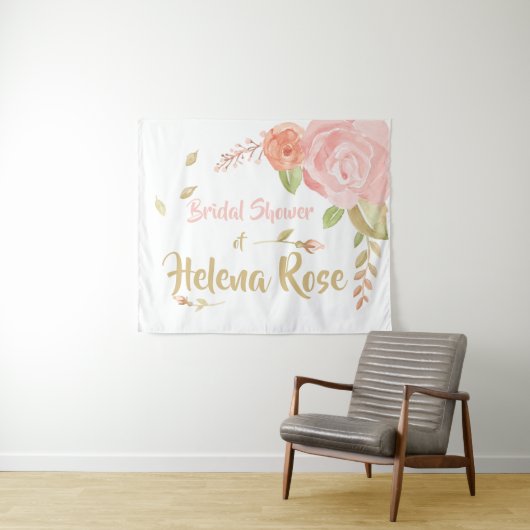 Erröten Rosa-u. Wandteppich (Beispiel (Horizontal))