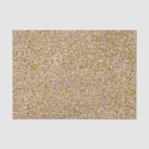 Erröten Rosa und Gold Glam Glitter Party Glanz Seidenpapier
