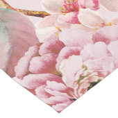 Erröten rosa und roter Watercolor-BlumenRosen Kurzer Tischläufer (Ecke)