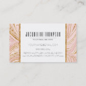 Erröten rosa visitenkarte (Rückseite)