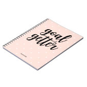 Erröten rosa Ziel-Empfänger der Punkt-| Notizblock (Linke Seite)