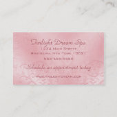 Erröten Rose Visitenkarte (Rückseite)