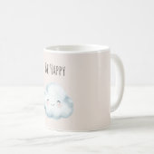 Erröten Sie seien glücklich Wolke   Kaffeetasse (VorderseiteRechts)