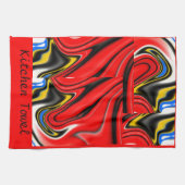 Erröten Sie vom roten Geschirrtuch, 16x24 Geschirrtuch (Horizontal)