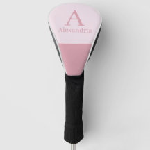 Erröten Staubiger Rosa Monogramm Anfangsbuchstabe