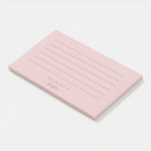 Erröten von Custom Lined Horizontal Post-it Klebezettel (angewinkelt)