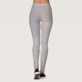 Erröten zu Weiß Leggings (Rückseite)