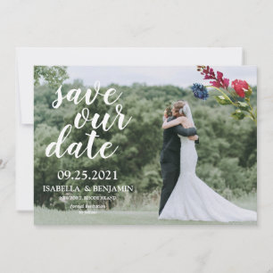 Errötend Burgunder Marineblau Blumen Elegantes Fot Save The Date