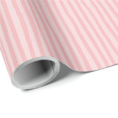 Errötend gestreiftes minimalistisches Geschenkpapi Geschenkpapier (Rolleneckpunkt)