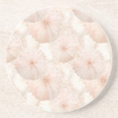 Errötend Rosa Sonnenschirme Getränkeuntersetzer (Vorne)