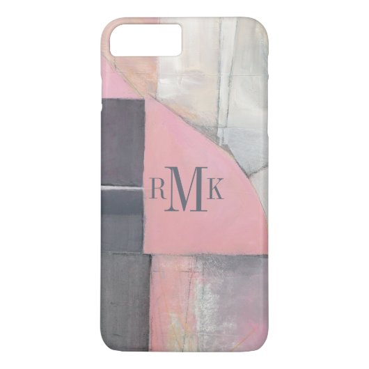 Errötende Braut des Monogramm-| Case-Mate iPhone Hülle (Rückseite)
