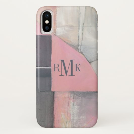 Errötende Braut des Monogramm-| Case-Mate iPhone Hülle (Rückseite)