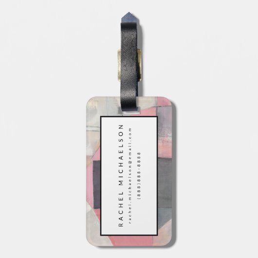 Errötende Braut Gepäckanhänger (Rückseite vertikal)