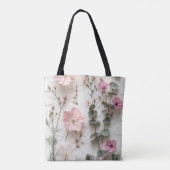 Errötende Florale Botaniktasche Tasche (Rückseite)