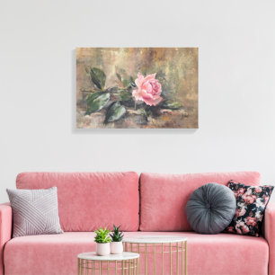 Errötende Gnadenrose Leinwanddruck