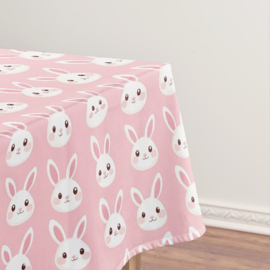 Errötende Hasengesichter Tischdecke (Beispiel)