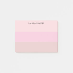 Errötende Pastell Blassrosa To-Do-Liste Post-it Klebezettel