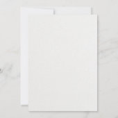 Errötende Pfirsich-Botanik-Hochzeitseinladung einf (Rückseite)