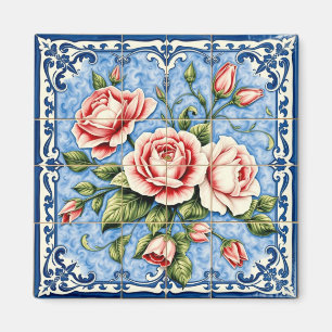 Errötende Rosen von Lissabon Magnet