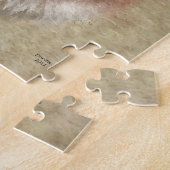 Errötender Burro u. wilde Vögel - Tierliebhaber Puzzle (Seite)