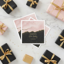 Errötender Champagner Gold Glitter Abstrakte Aquar