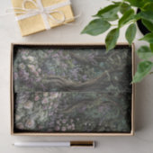 Errötender Rosenbogenweg Nebeliger Waldpfad Seidenpapier (Geschenk)