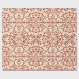 Errötendes Blütenblattgitter Geschenkpapier