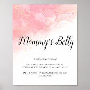 Errötendes Gold - Errate Mamas Bauch Poster