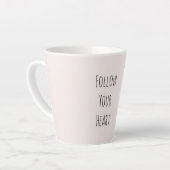 Errötendes Kaninchen-Herz Milchtasse (Linke Ecke)